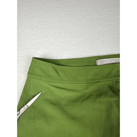 NWT Everlane Japanese goweave swing skirt women’s 10 fig leaf - Picture 13 of 13